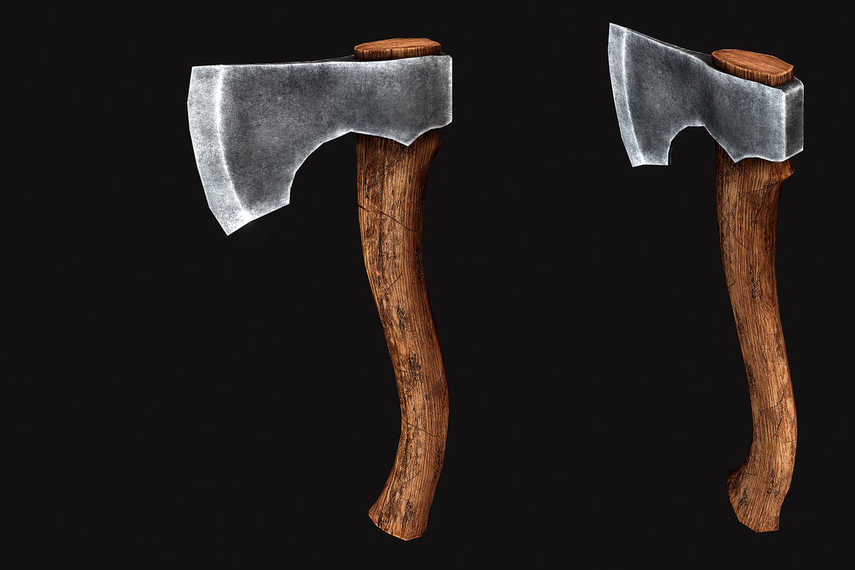 Northlander Hatchet, an Object 3D Model by GamePoly (Photo 1 of 6)