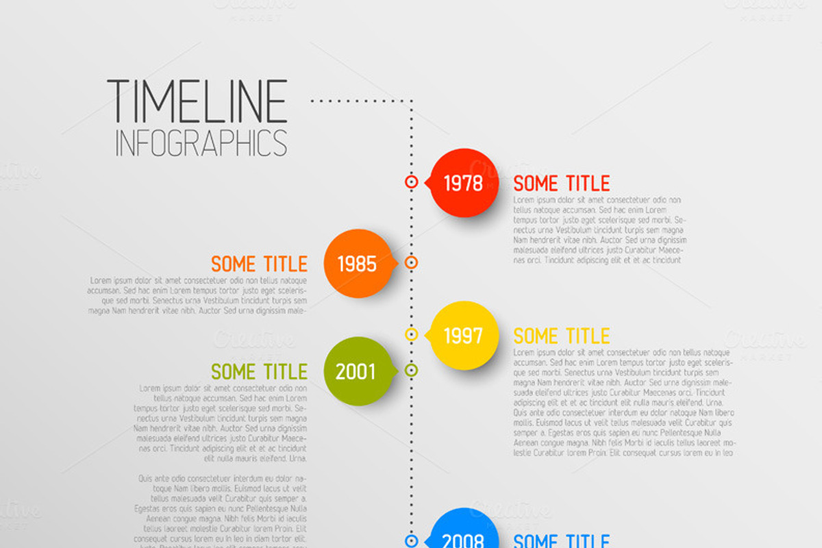 Infographic Timeline Bundle, a Presentation Template by Orson (Photo 4 of 9)