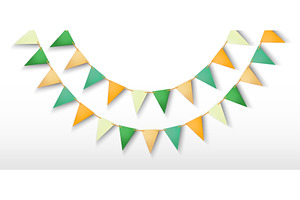 Colorful party garland, an Object Illustration by art PVP - market