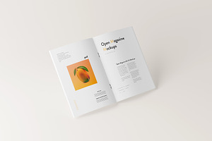 Open Magazine Mockups A4 / A5