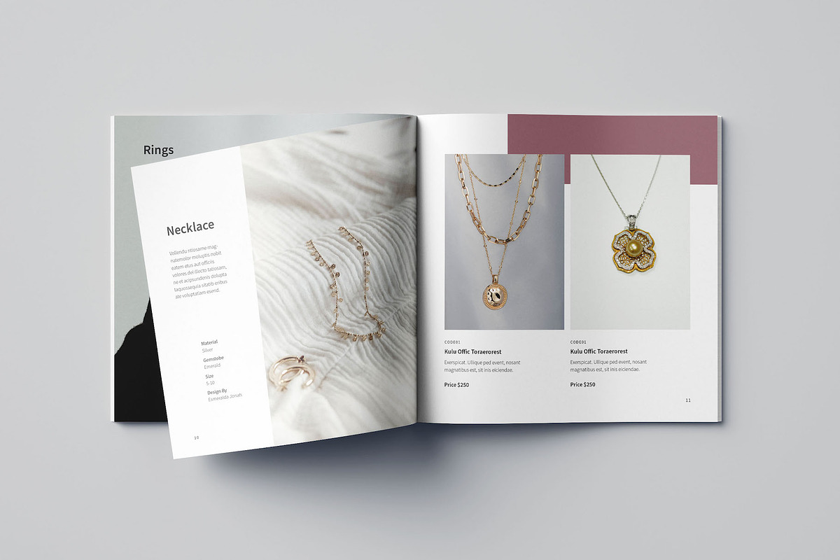 Meucuhu Jewelry Catalogue, a Brochure Template by Meenom Templates (Photo 6 of 16)