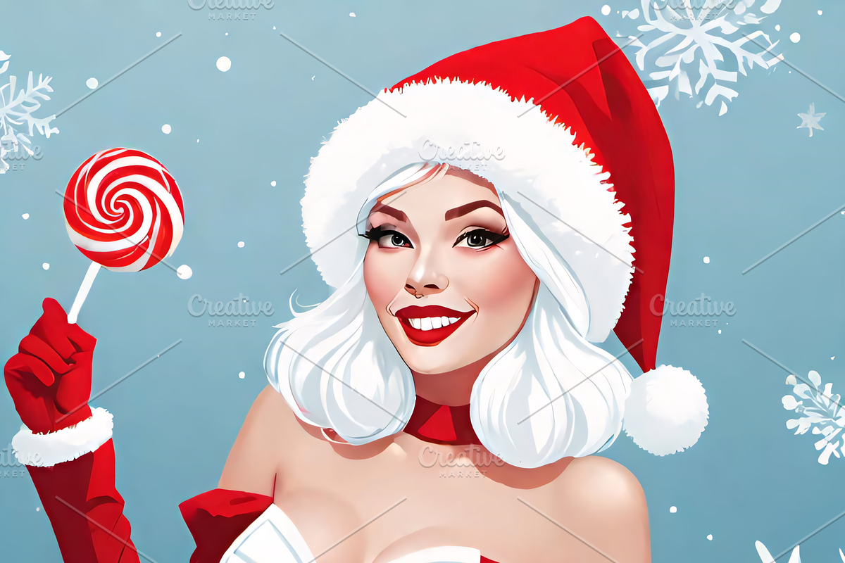 Glam Santa Girls Collection, an Illustration by ETARA by Mea Hau (Photo 7 of 7)