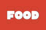 Gler Food Display Font, a Sans Serif Font by QR Design Studio (Thumbnail 2 of 8)