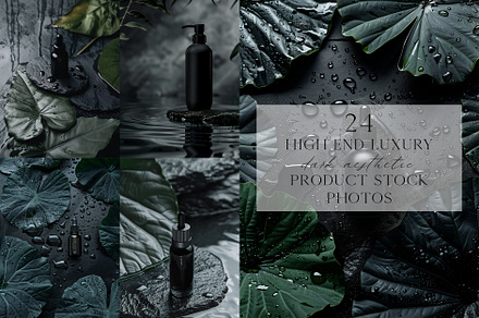 24 Dark Aesthetic Product Shots