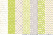 Elephants Clipart & Patterns Bamboo, an Illustration by Amanda Ilkov (Thumbnail 4 of 4)