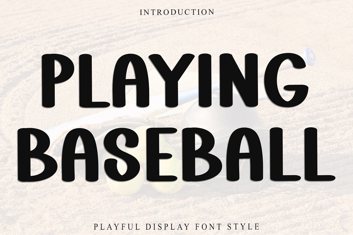 Playing Baseball, a Handwritten Font by FreshTypeINK (Photo 1 of 8)