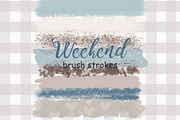 Weekend Brush Strokes, an Object Illustration by GlamArtZhanna (Thumbnail 2 of 3)