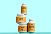 Supplement Bottle Mockup Bundle, a Packaging Mockup by pixelmock (Thumbnail 14 of 35)