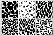Black And White Floral Patterns, a Pattern Graphic by pineart (Thumbnail 5 of 7)