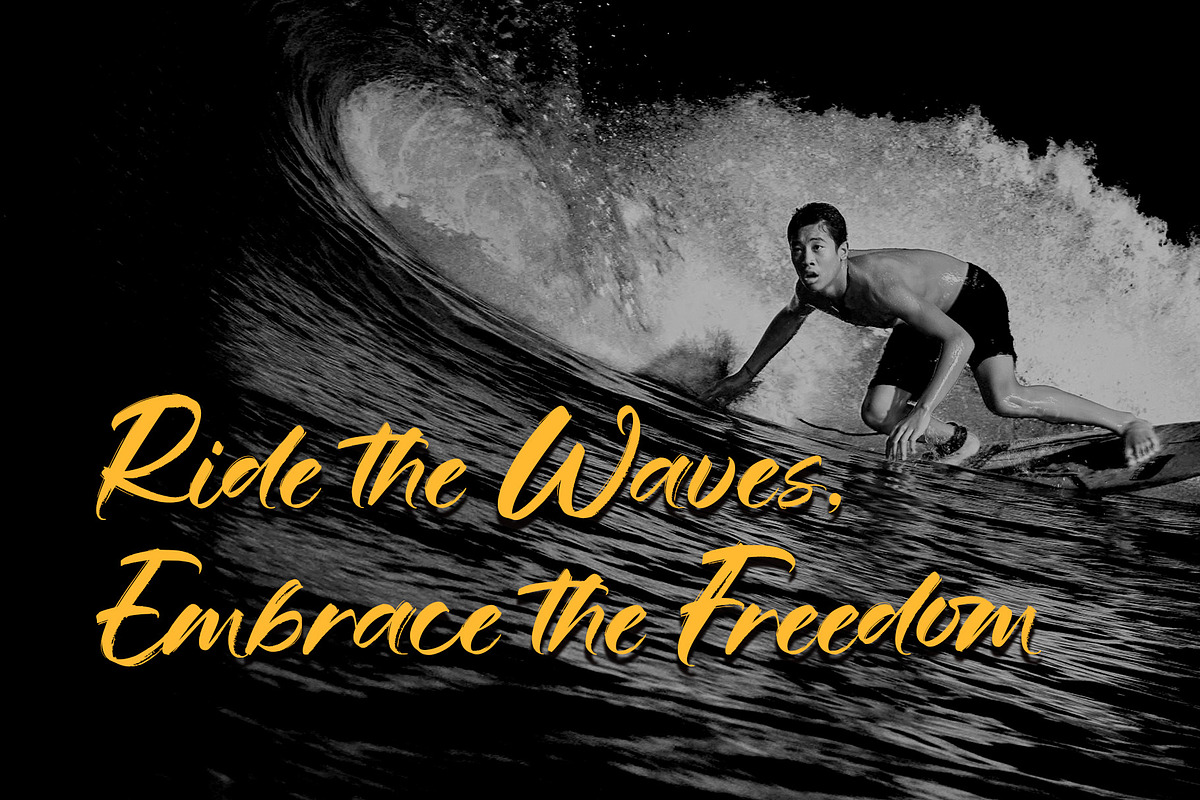 Eagle Horizon, a Handwritten Font by Letterara (Photo 7 of 13)