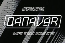 Al Qanavar - Italic Serif