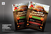 Thanksgiving Turkey Giveaway Flyers, a Flyer Template by kinzi21 (Thumbnail 2 of 4)
