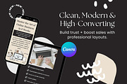 Launch a Course Canva Website, a Landing Page Template by Digital Content Mix (Thumbnail 3 of 6)