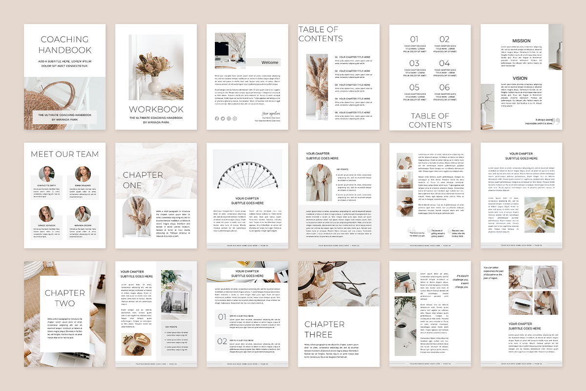Ebook Workbook Handbook Template, a Magazine Template by ShopRShop (Photo 4 of 12)
