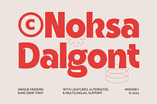 Noksa Dalgont - Modern Sans Font