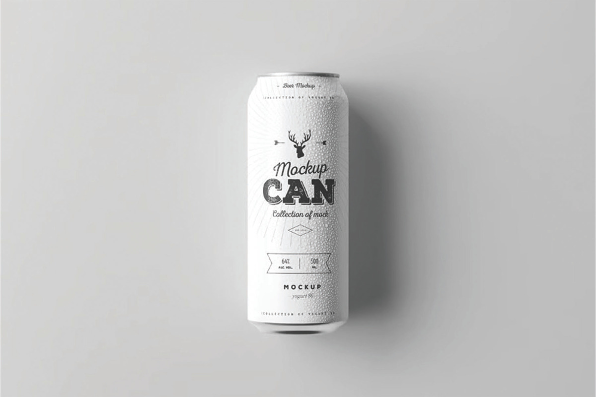 Soda Can Mockup Set, an Advertising Mockup by DesignRushMarket (Photo 2 of 14)