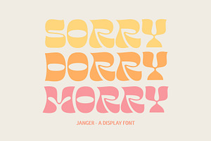 Janger Display Font