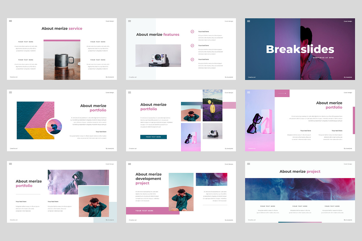 Merize - Business Google Slides, a Presentation Template by BeadyLab (Photo 4 of 6)