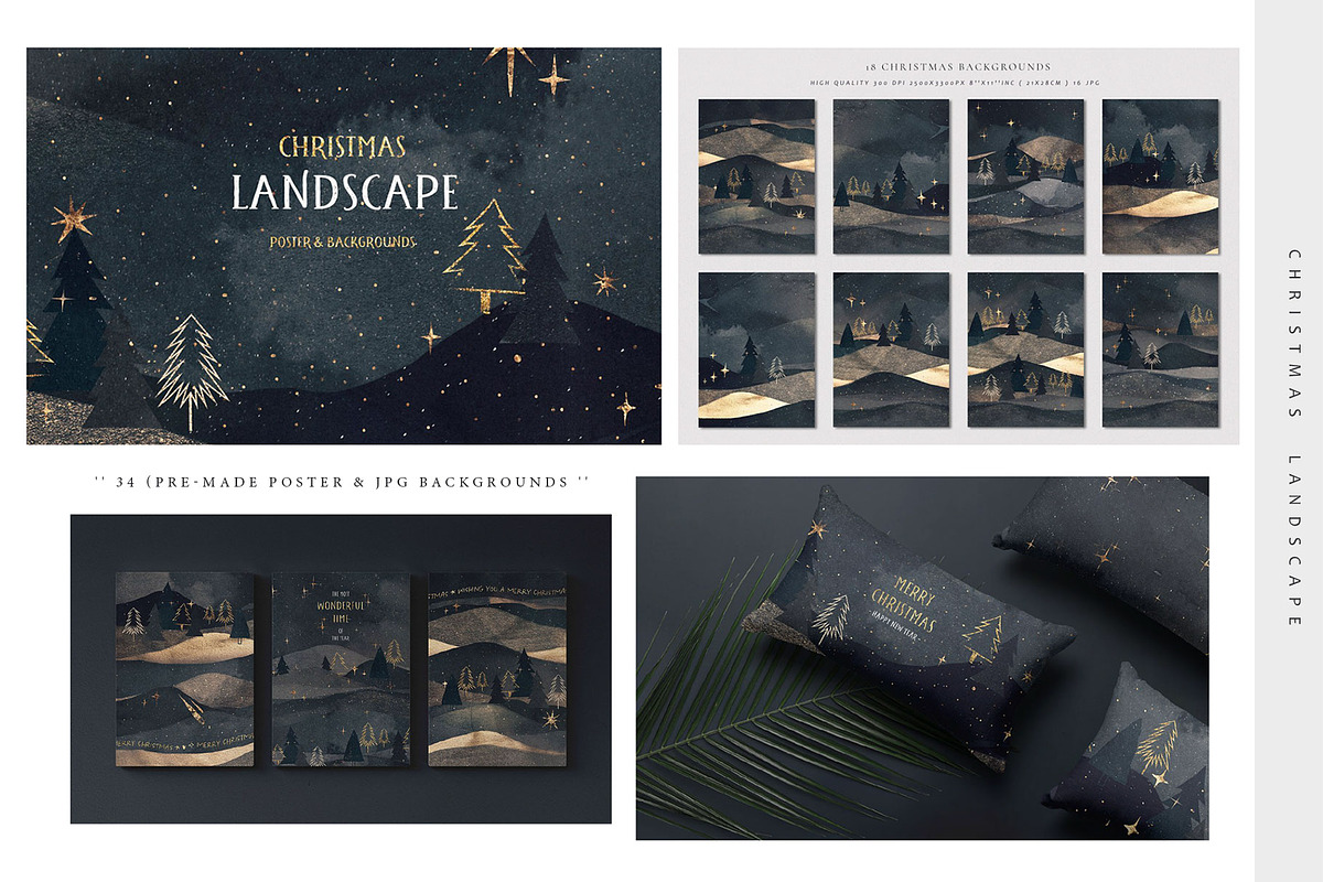 Galaxy & Landscape Modern Bundle, a Background Graphic by by creative paper (Photo 12 of 14)