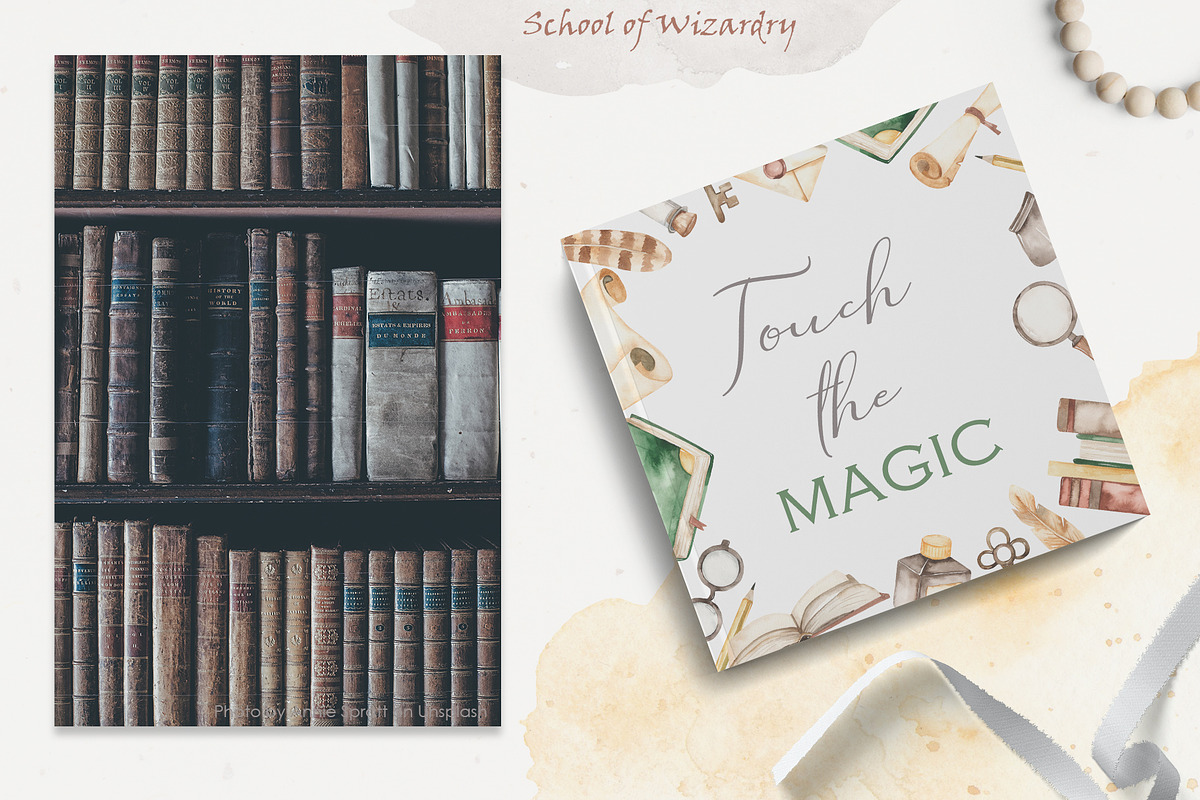 School of wizardry Watercolor, an Education Illustration by Marina Ermakova (Photo 9 of 13)