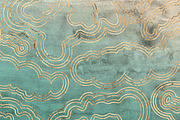 Tourmaline Sliced Gold & Watercolors, a Pattern Graphic by Blixa 6 Studios (Thumbnail 3 of 6)