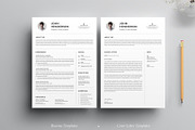 Clean Resume/CV, a Resume Template by Pixavics (Thumbnail 2 of 3)