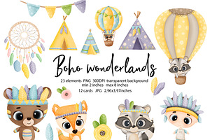 Woodland Nursery Clipart. 6