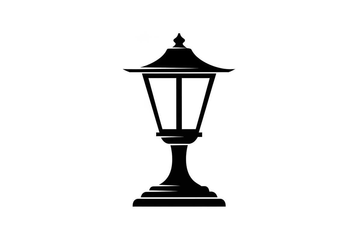Vintage Street Lantern Silhouette Bu, an Illustration by hafijul (Photo 32 of 51)