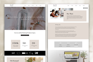 Wix Website Template For Marketing