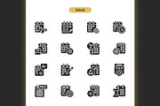 Schedule Icons, an Icon by Spacepixel Creative (Thumbnail 3 of 3)