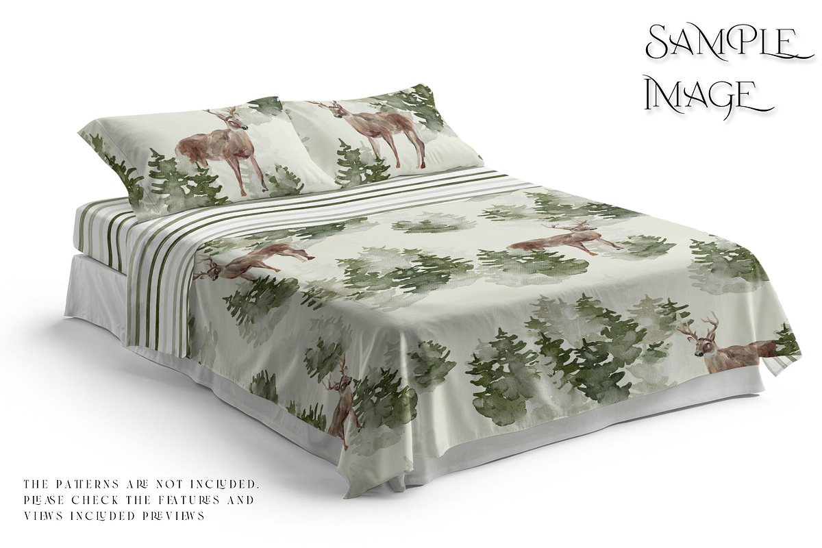 Bedding Flat & Fitted Sheet Mockups, a Product Mockup by mock-ups (Photo 4 of 16)