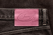 Jeans Label Mockup, a Bottom Mockup by Design Squad (Thumbnail 4 of 4)