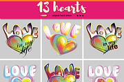 Hearts, Valentine's day, a Decorative Illustration by Allween (Thumbnail 4 of 7)