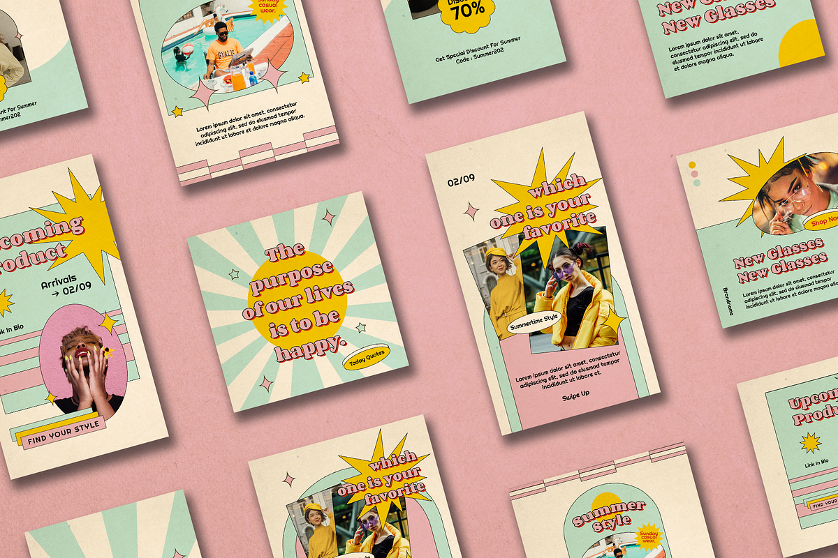 Vol.10 Groov Instagram Template, a Social Media Template by Shinra Labs (Photo 4 of 17)