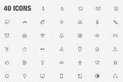 40 Instagram Stories Highlight Icons, a Social Media Template by Em & Dash (Thumbnail 2 of 11)