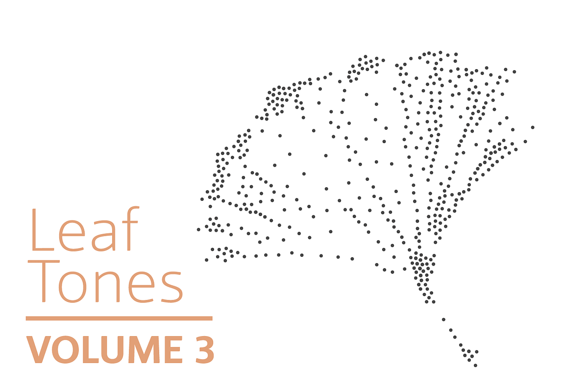 Leaf Tones Vol. 3 | Stippled Leaves, an Illustration by invisiblelayer (Photo 1 of 5)