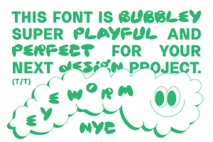 Bubble Font Orvil