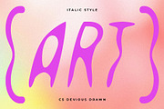 CS Devious Drawn, a Sans Serif Font by Craft Supply Co. (Thumbnail 2 of 8)