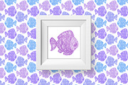 Happy SEA Life, a Pattern Graphic by ekaart (Thumbnail 3 of 5)