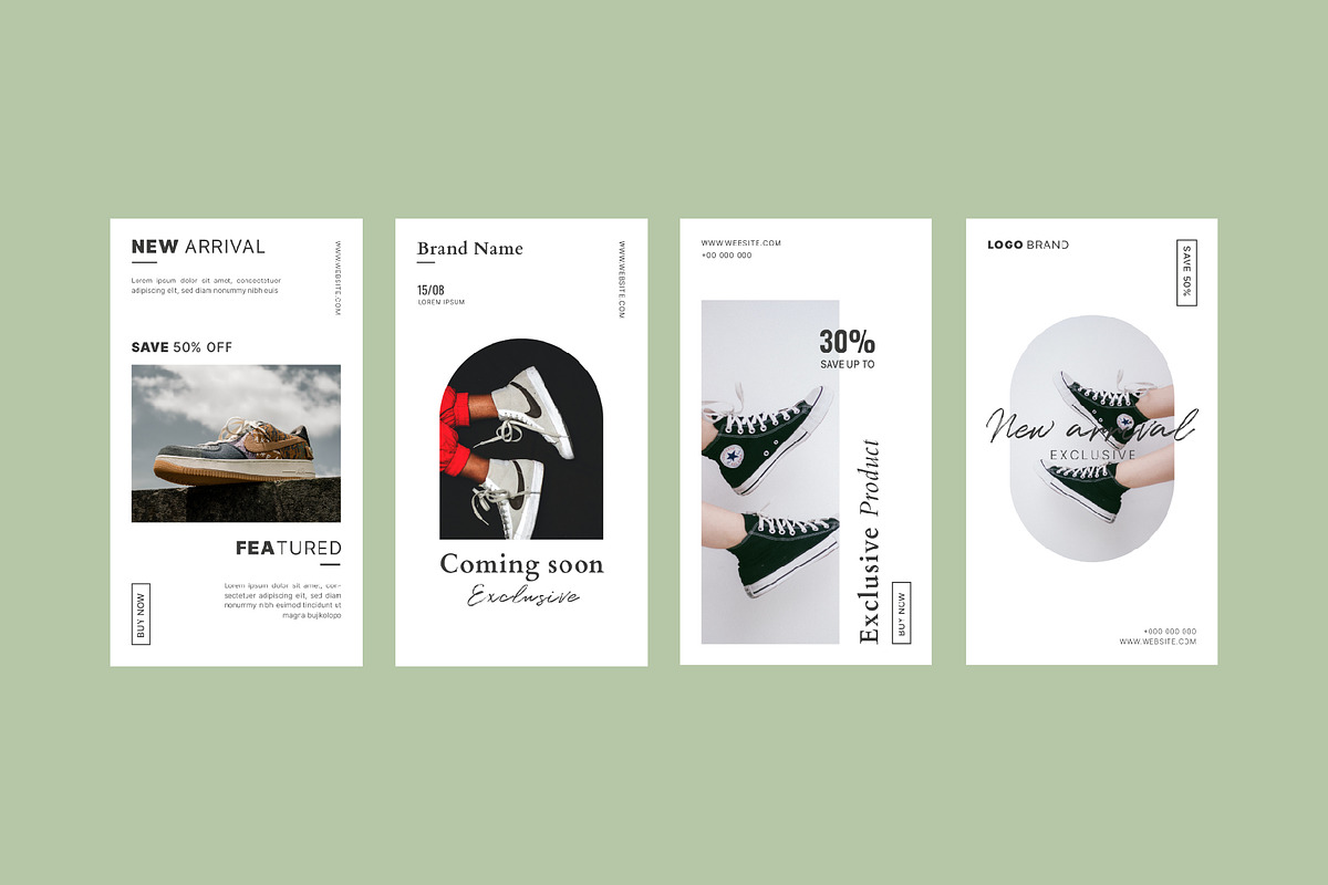 Instagram stories social media pack, a Social Media Template by Syaeful Anas (Photo 3 of 9)