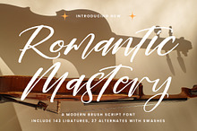 Romantic Mastery Modern Brush Script