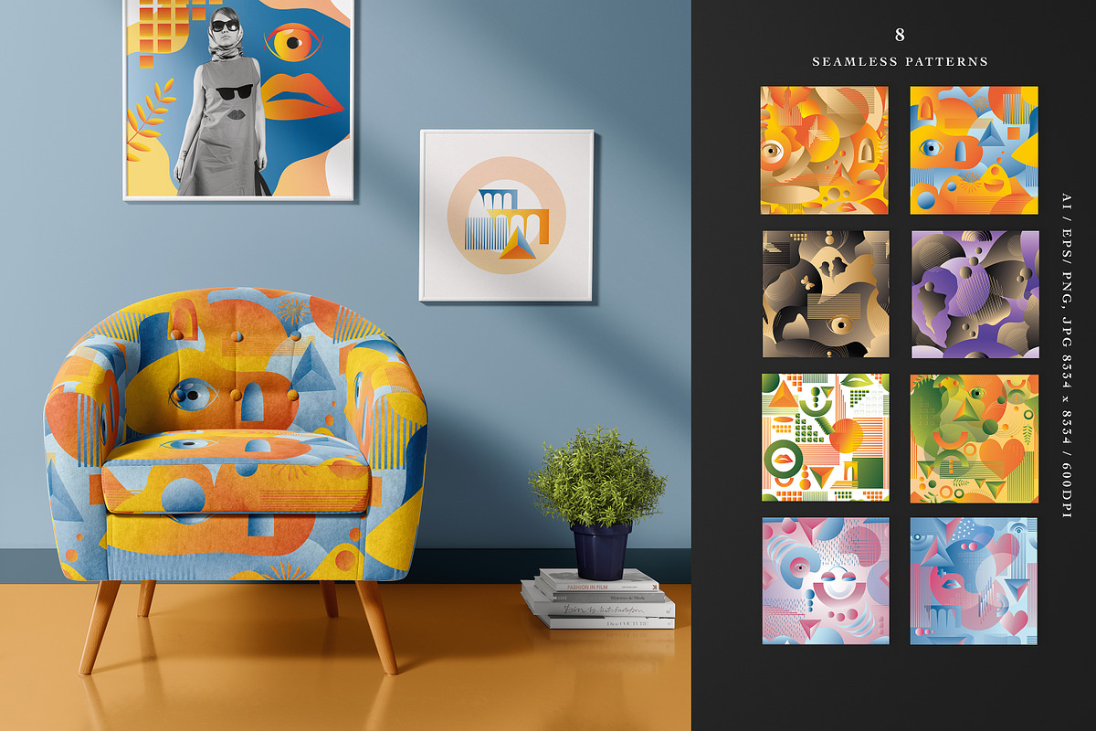 ABSTRACT ELEMENTS+COLLAGE, an Object Graphic by WildStrawberry Magic (Photo 10 of 19)