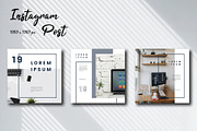 Desk Space Social Media Template, a Social Media Template by Meknya (Thumbnail 4 of 9)