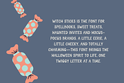Witch Sticks Halloween Font, a Serif Font by Cosy Fox (Thumbnail 3 of 7)
