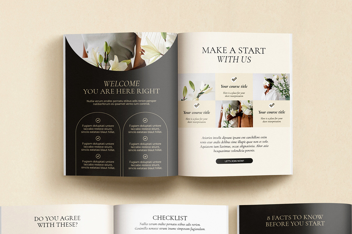 WorkBook / CANVA, INDD / Mona, a Magazine Template by Mirazz (Photo 6 of 15)