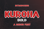 Kuroha, a Sans Serif Font by lelevien (Thumbnail 1 of 6)