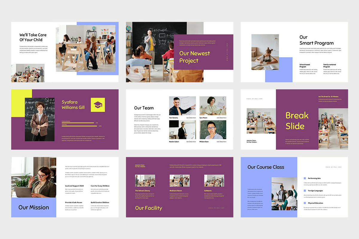 Evira : School Google Slides, a Presentation Template by Punkl Camp (Photo 3 of 9)
