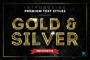 Gold & Silver #6 - 20 Text Styles, a Layer Style Add-On by Jonas Stensgaard (Thumbnail 16 of 23)
