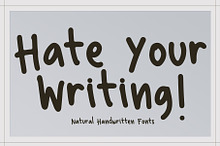 Hate Your Writing Fonts