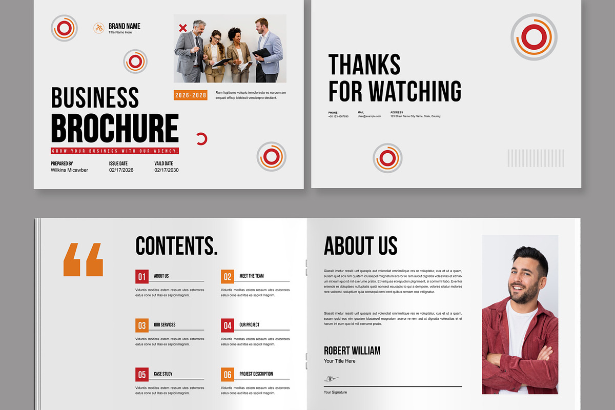 Business Brochure Design Layout, a Brochure Template by MightyDesign (Photo 2 of 8)